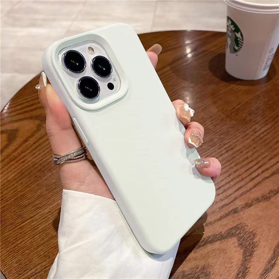 Flüssigsilikon Stoßfeste iPhone Hülle