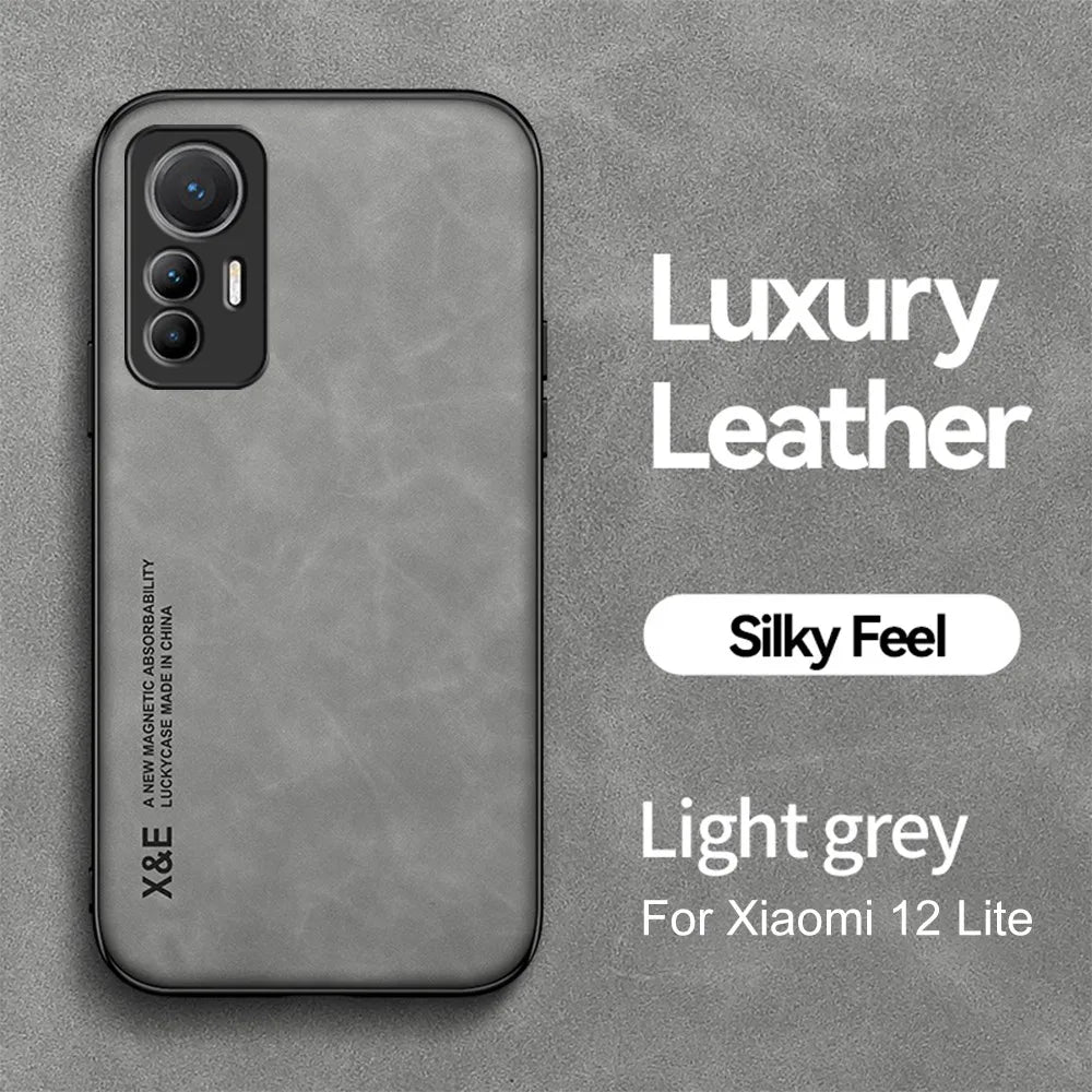 Magnetische Lederhülle für Xiaomi Mi 12