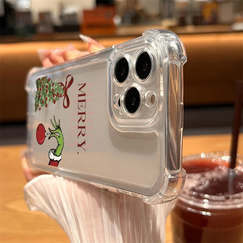 Weihnachtsbaum Transparente Hülle für iPhone 17