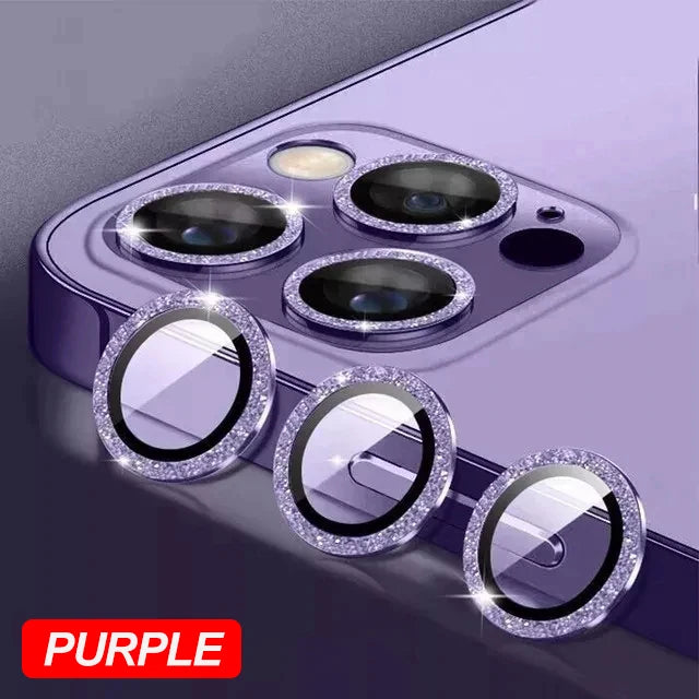 Diamant Metall Kamera Schutz iPhone