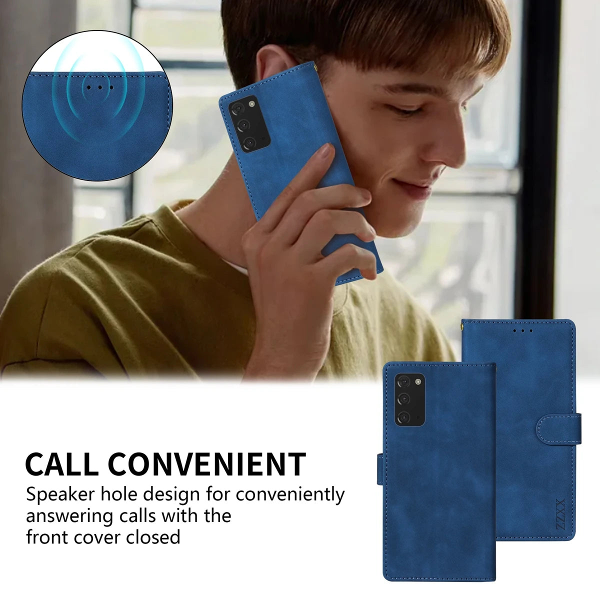 Magnetische Lederhülle für Samsung