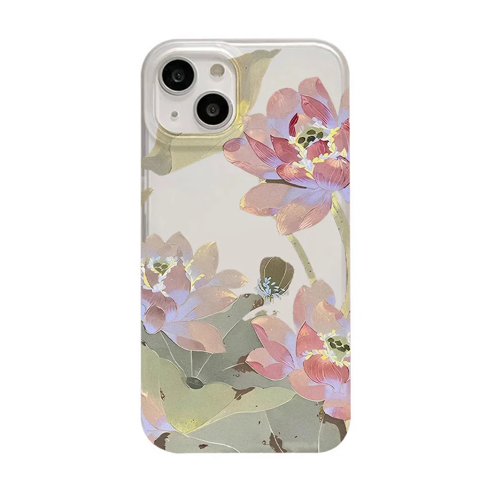 Floral phone case for iPhone 17 Pro Slim Case