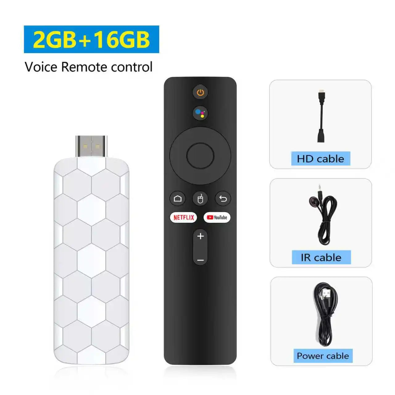 Android 14 TV Stick R3+ 4K Streaming Media