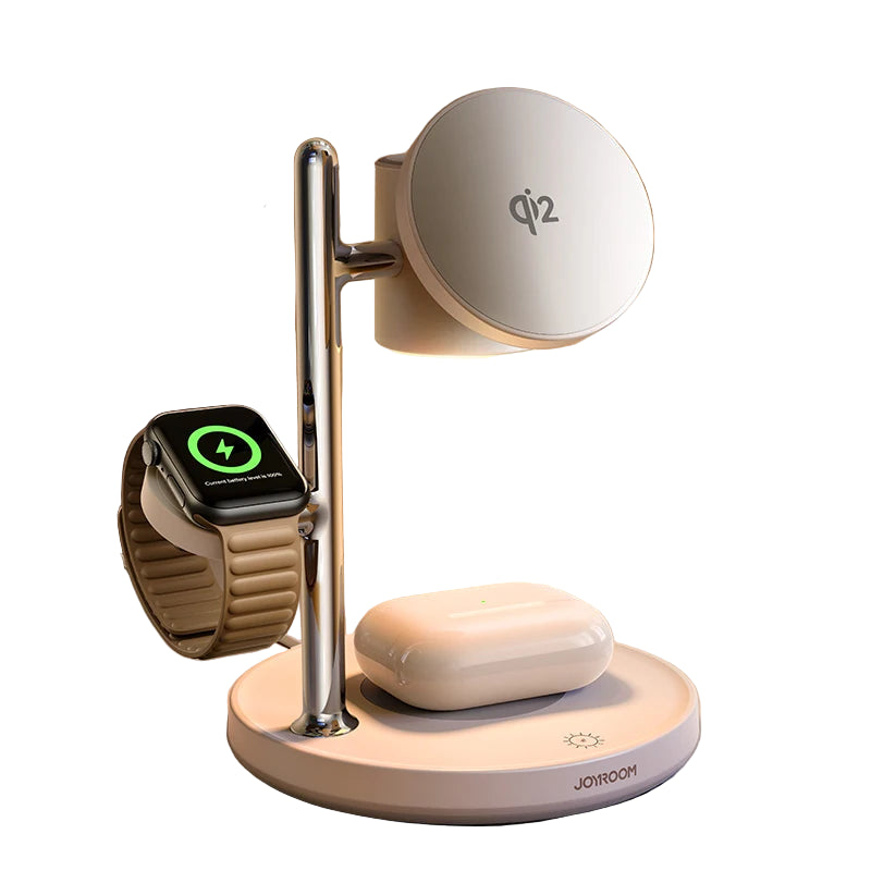 Qi2 Magnetic 3-in-1 Fast Charging Station for Apple