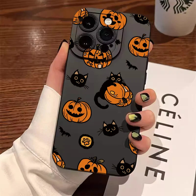 Halloween Pumpkin Phone Case for Samsung Galaxy S25 S24 S23