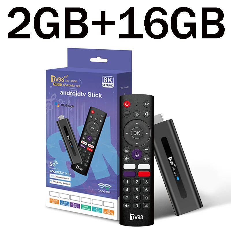 Ultra HD Android TV Stick 8K IPTV Dual WiFi6