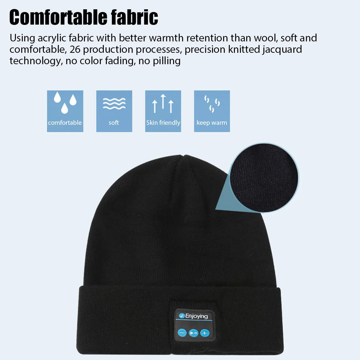Kabellose Bluetooth Kopfhörer Mütze