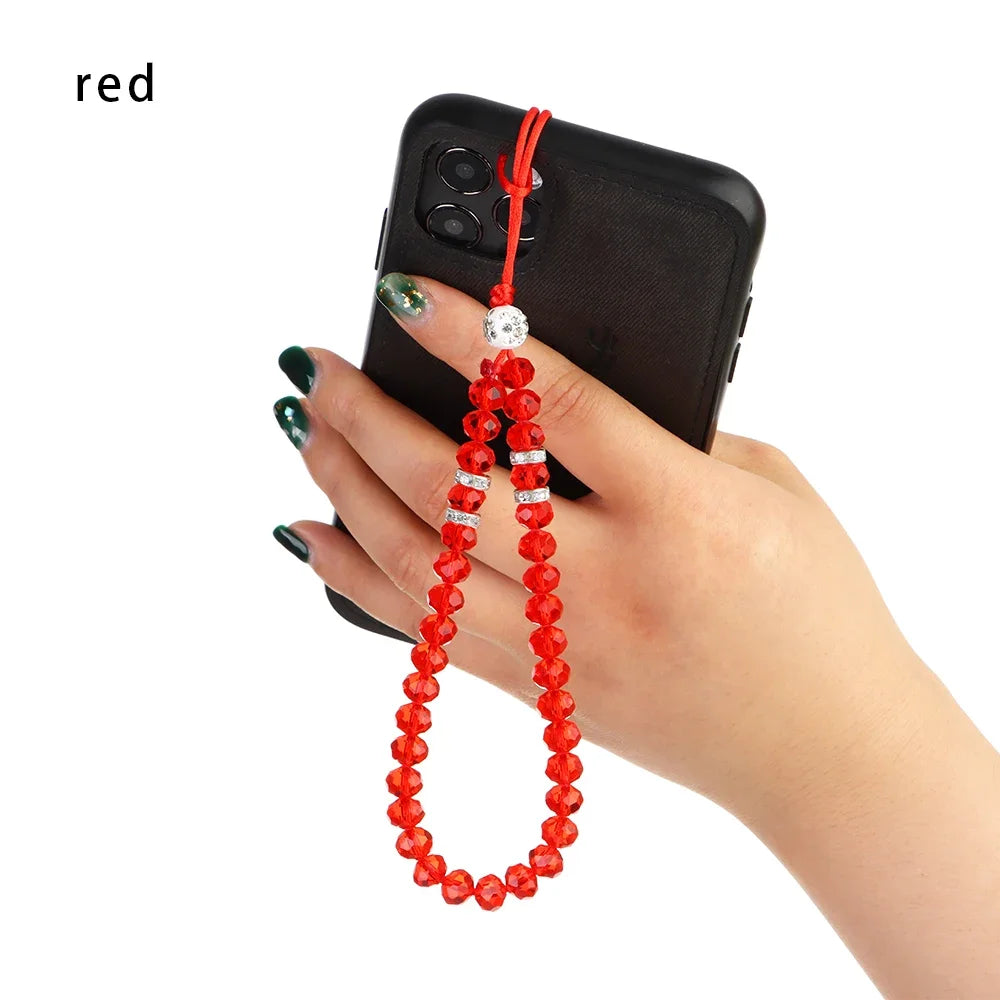 Bunte Anti-Verlust Handy Lanyard mit Kristallseil