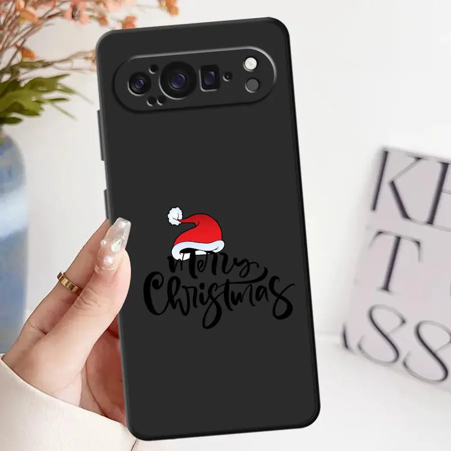 Schwarze Soft Shell Hülle für Google Pixel 8 9 und 10