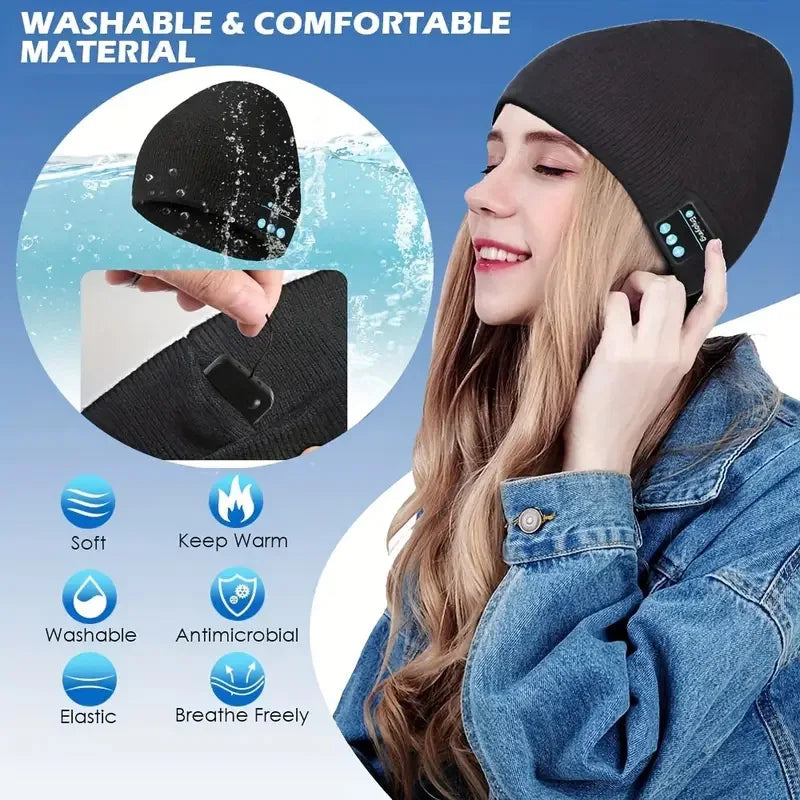 Kabellose Bluetooth Kopfhörer Mütze