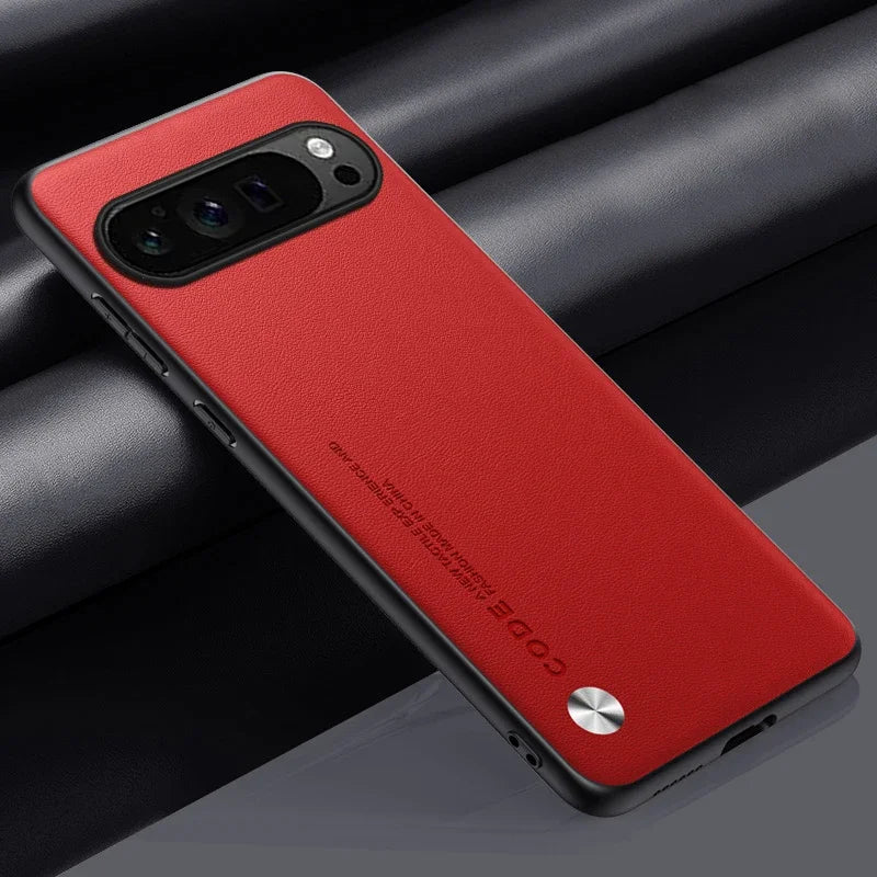 Luxuriöse Lederhülle für Google Pixel