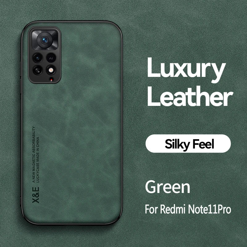 Magnetische Lederhülle für Xiaomi Redmi Serie