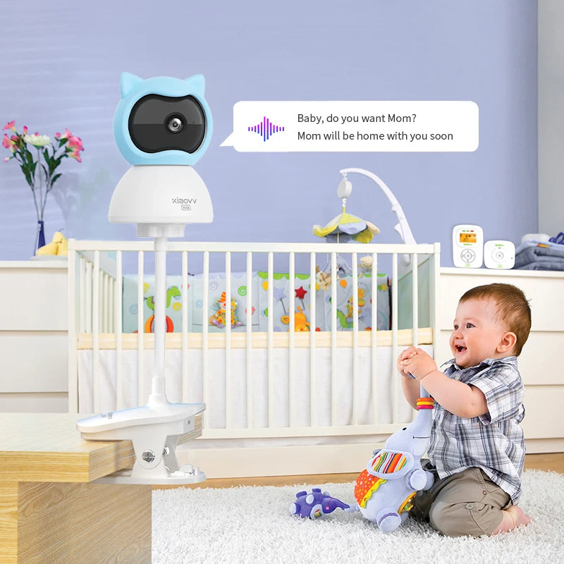 4MP WiFi Baby Monitor mit 360° Kamera