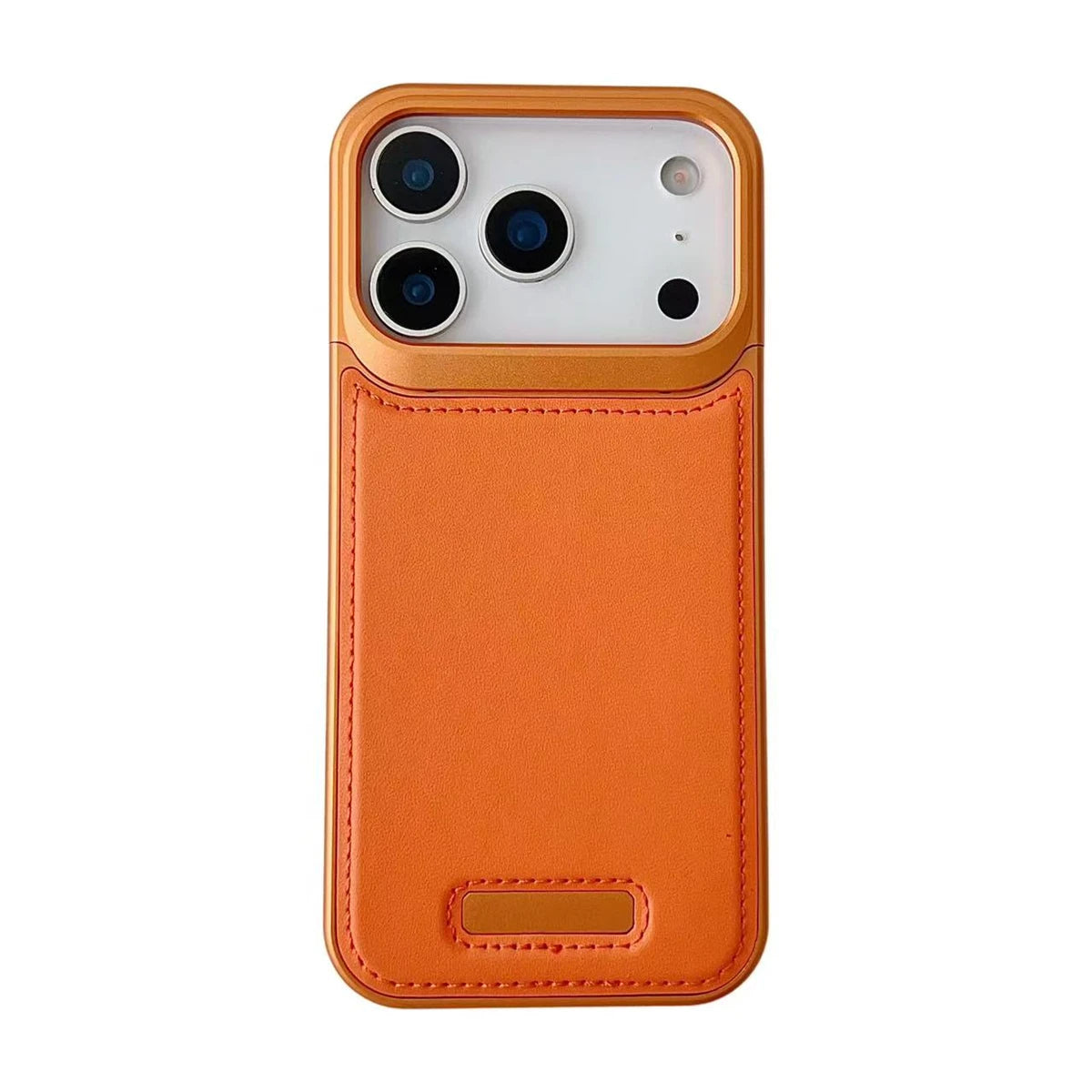 Edle Leder-Metallhülle für iPhone 17 Pro/Max