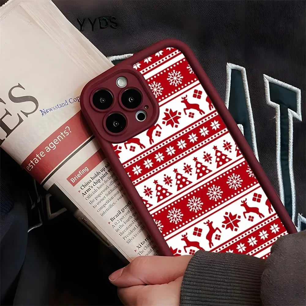 Christmas silicone case for iPhone 16 Pro Max