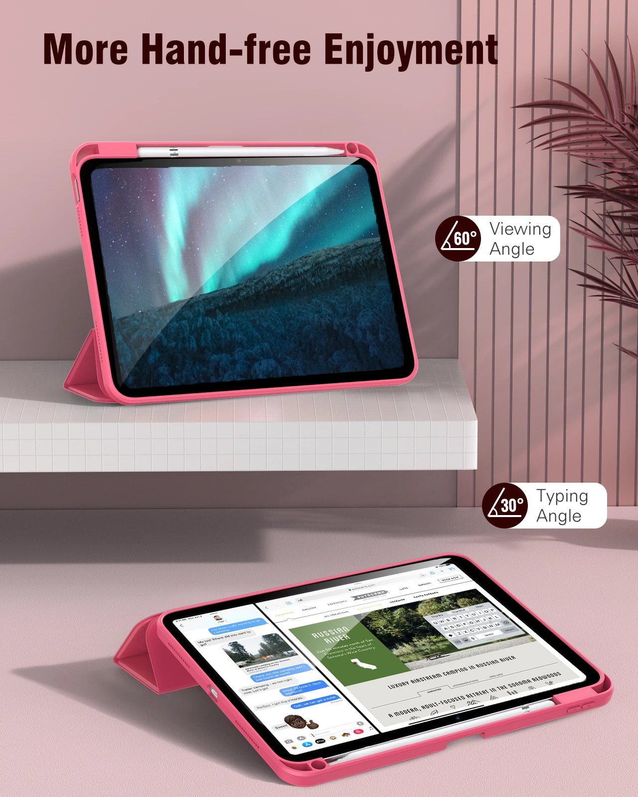 iPad 10 Hülle 2022 mit Stifthalter