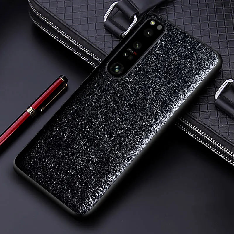 Luxuriöse PU-Lederhülle Sony Xperia
