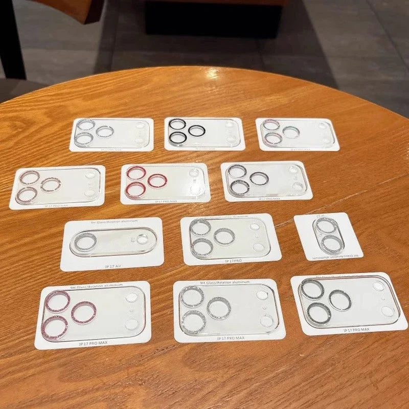 Glitzer Kamera-Objektivschutz für iPhone 17 Serie