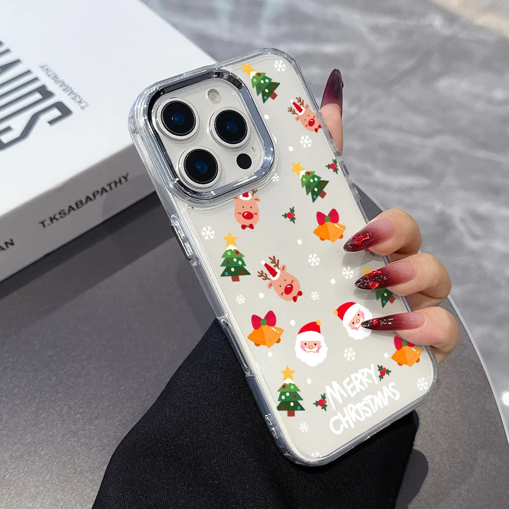 Transparente Soft TPU Hülle für Google Pixel 10 Weihnachten