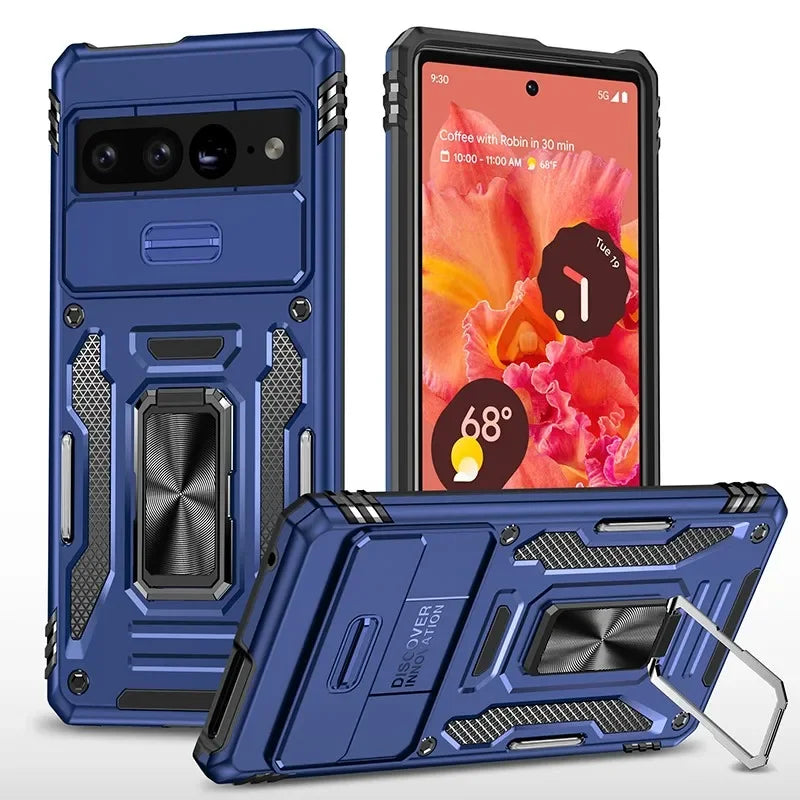 Robuste Pixel 9A Pro Schiebeobjektiv Hülle