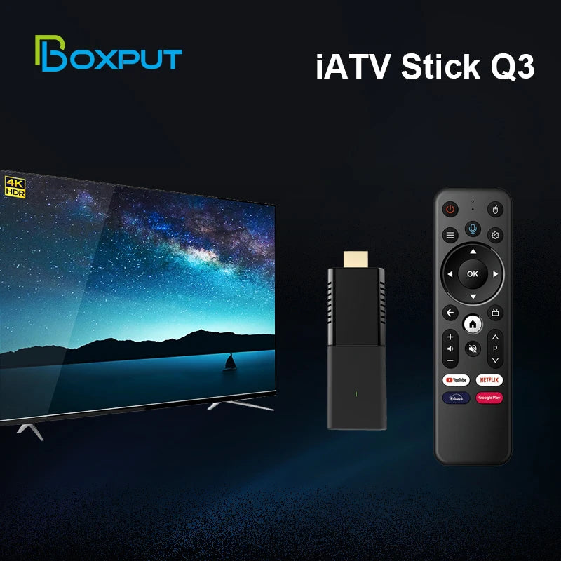 Android 10 4K HDR TV Stick with AV1 &amp; Voice Control