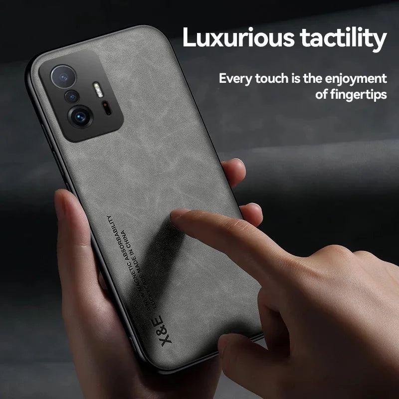 Leder Magnet Hülle für Xiaomi Mi 11
