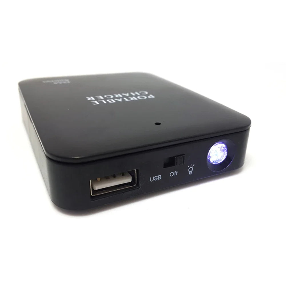 Tragbare Powerbank-Hülle 4xAA mit LED