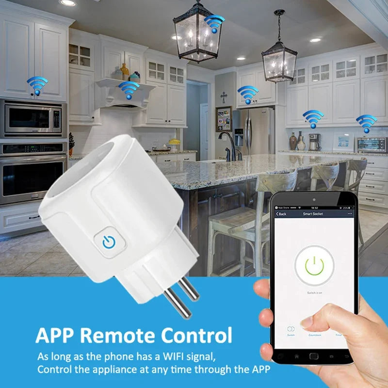 Smart Wi-Fi socket with timer &amp; energy measurement
