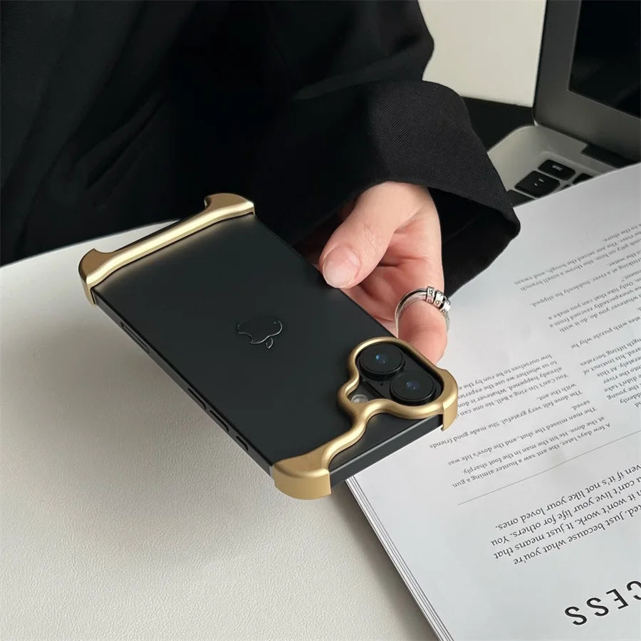 Luxus Aluminium Bumper Hülle für iPhone 17 Pro Max