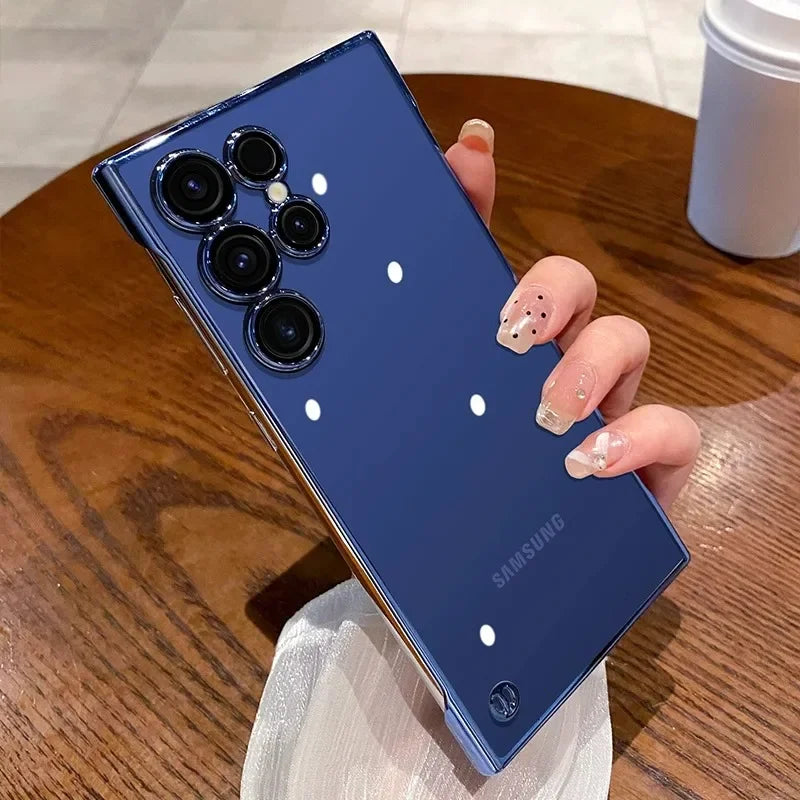 Luxus Rahmenlose Schutzhülle für Samsung S25