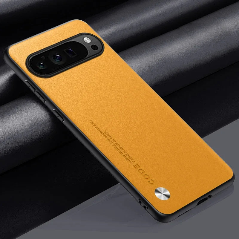 Luxuriöse Lederhülle für Google Pixel