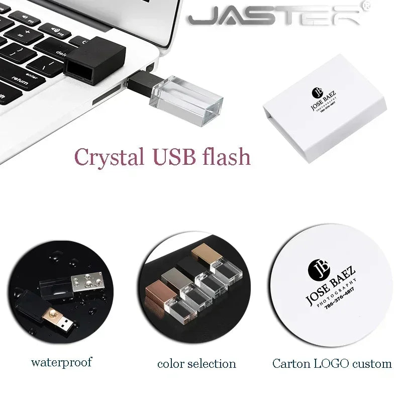 JASTER Crystal USB-Stick 128GB Kreativ Geschenk