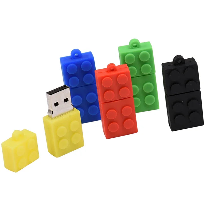 JASTER USB Stick Baustein 64GB Geschenk Kinder