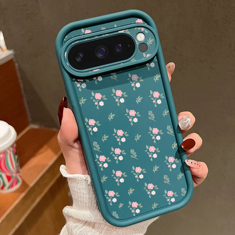 Romantische Blumen TPU Hülle Pixel