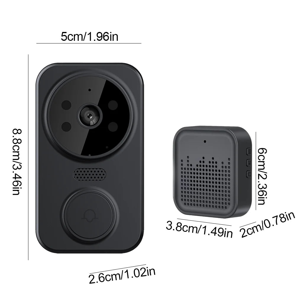 1080P WLAN Türklingel mit Kamera & 2-Wege-Audio