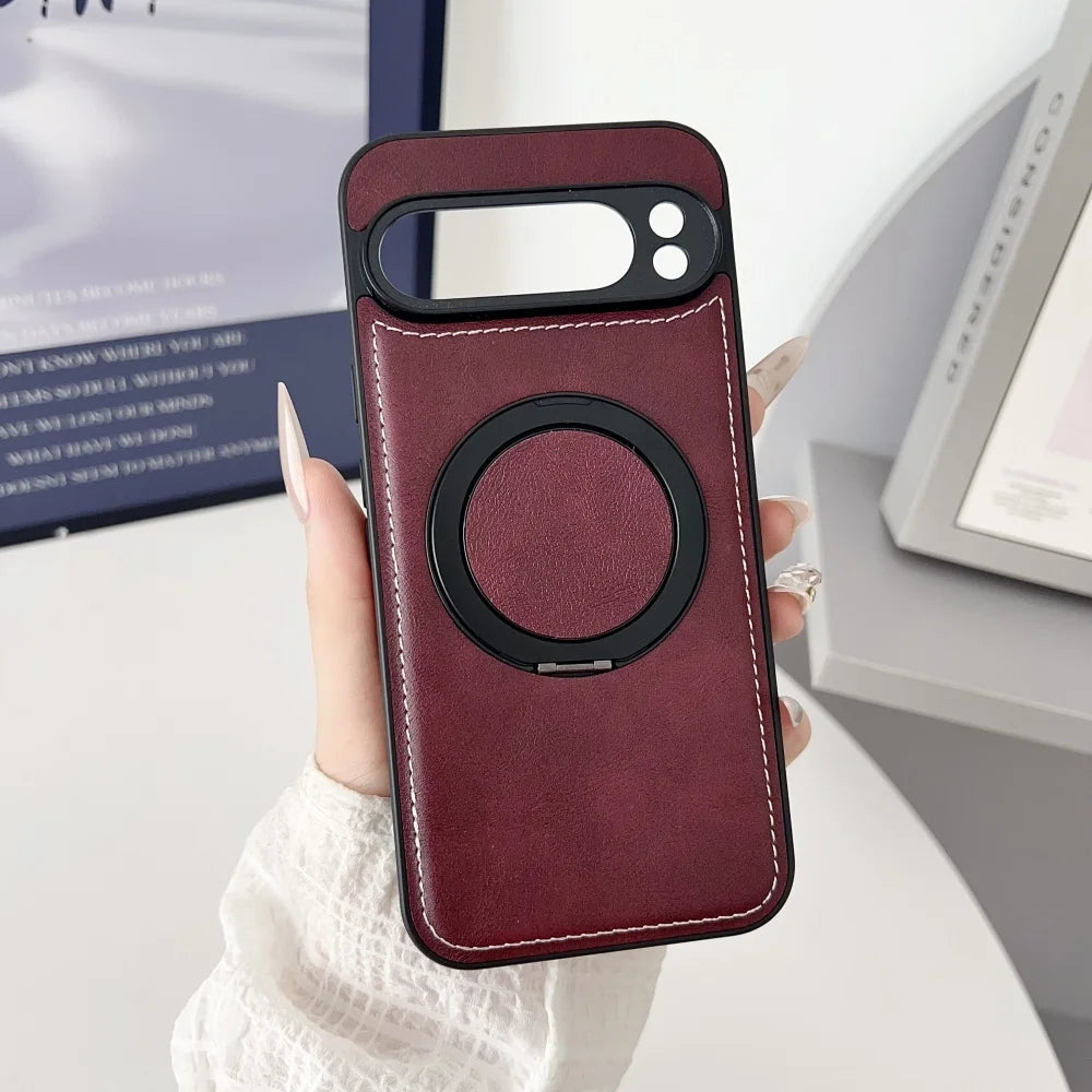 360° Rotierende Lederhülle für Google Pixel 10