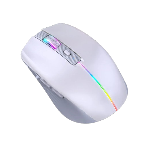 Bluetooth Maus 2.4G – Leise 6-Tasten Maus mit Typ-C Anschluss für PC & Laptop