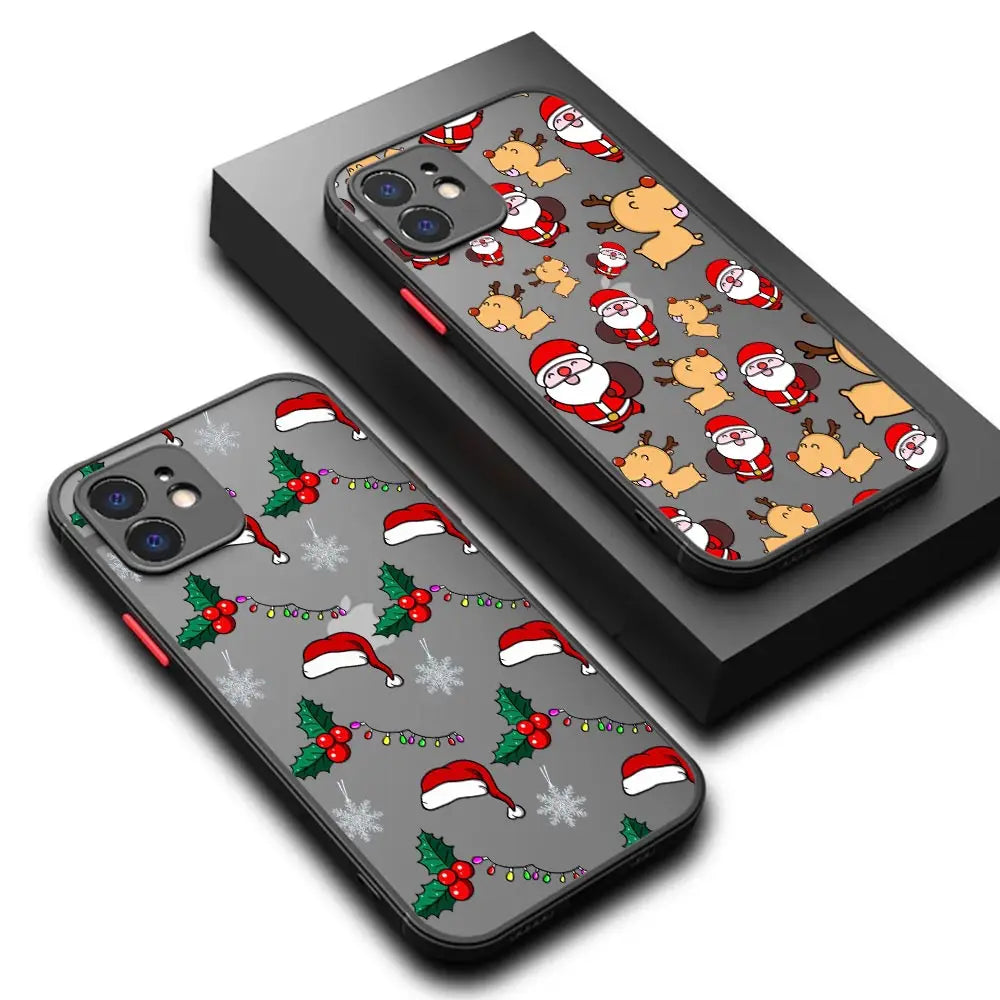 Weihnachts Silikon Hülle für iPhone 17 & 16