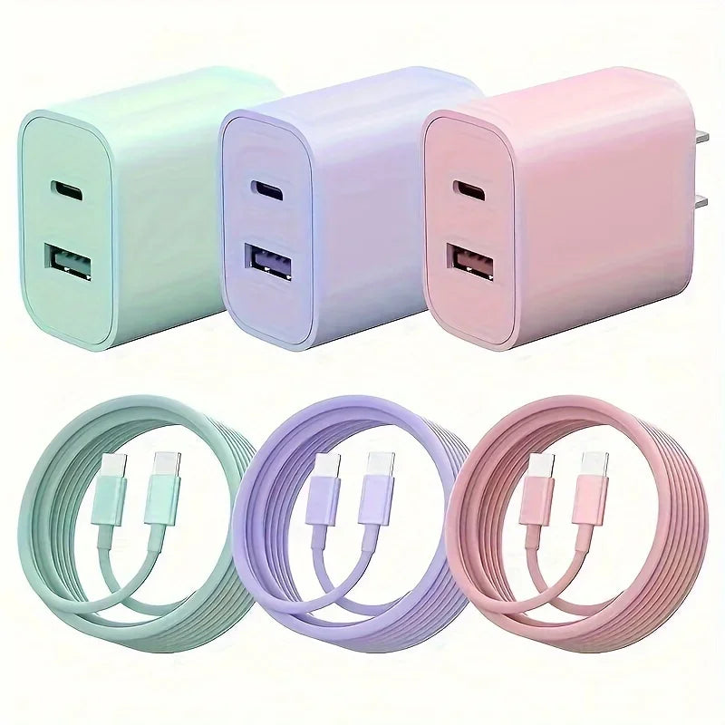 20W USB-C Schnellladegerät Dual-Port