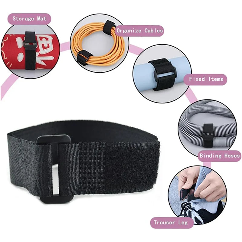 50er Set Wiederverwendbare Nylon Kabelbinder Clips