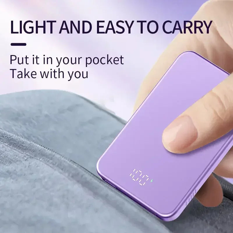 Mini Powerbank 10000mAh Magnetisch