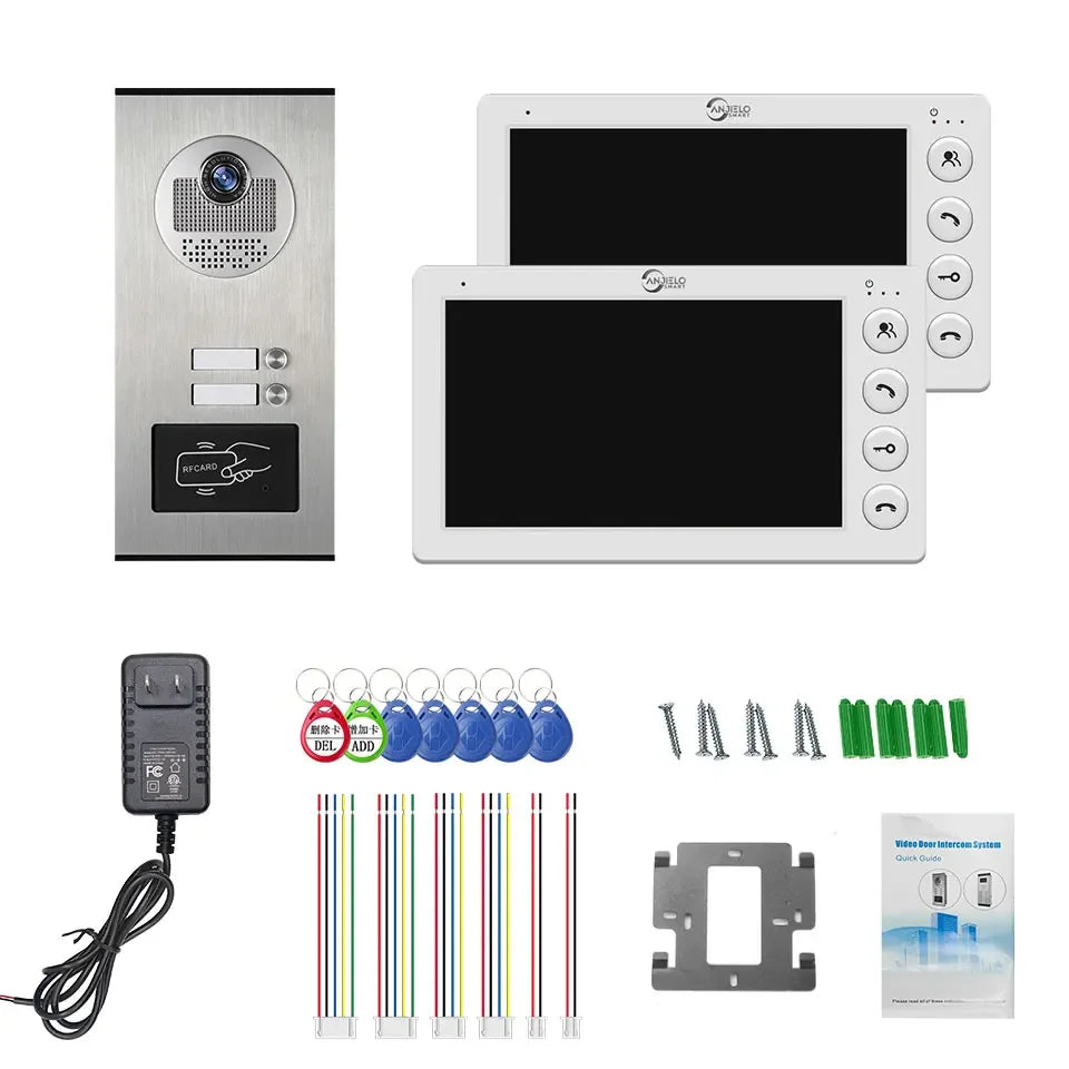 Video-Türsprechanlage mit RFID für 2 Wohneinheiten