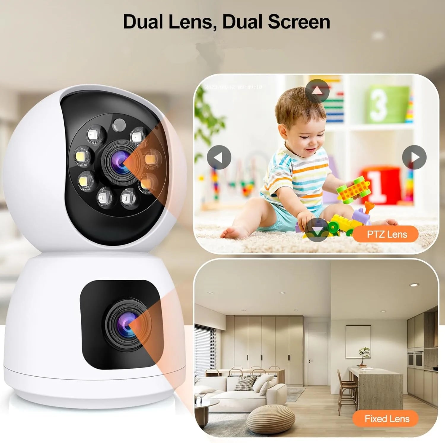 4K PTZ WLAN IP Kamera mit Dual Objektiv & Tracking