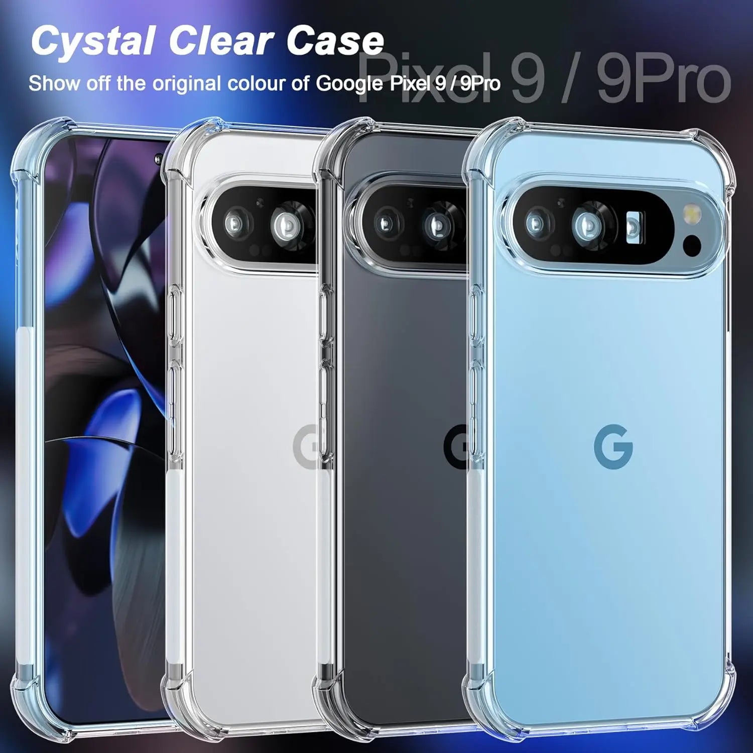 Stoßfeste TPU-Hülle für Pixel 9A/9 Pro
