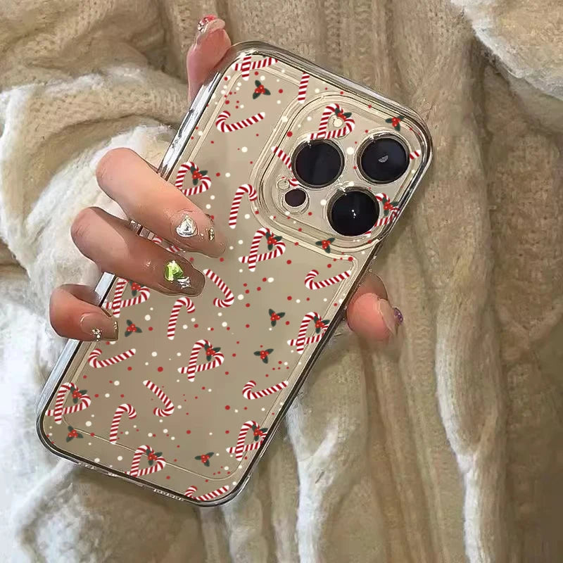 Weihnachts Winter Handyhülle Clear für Samsung S25