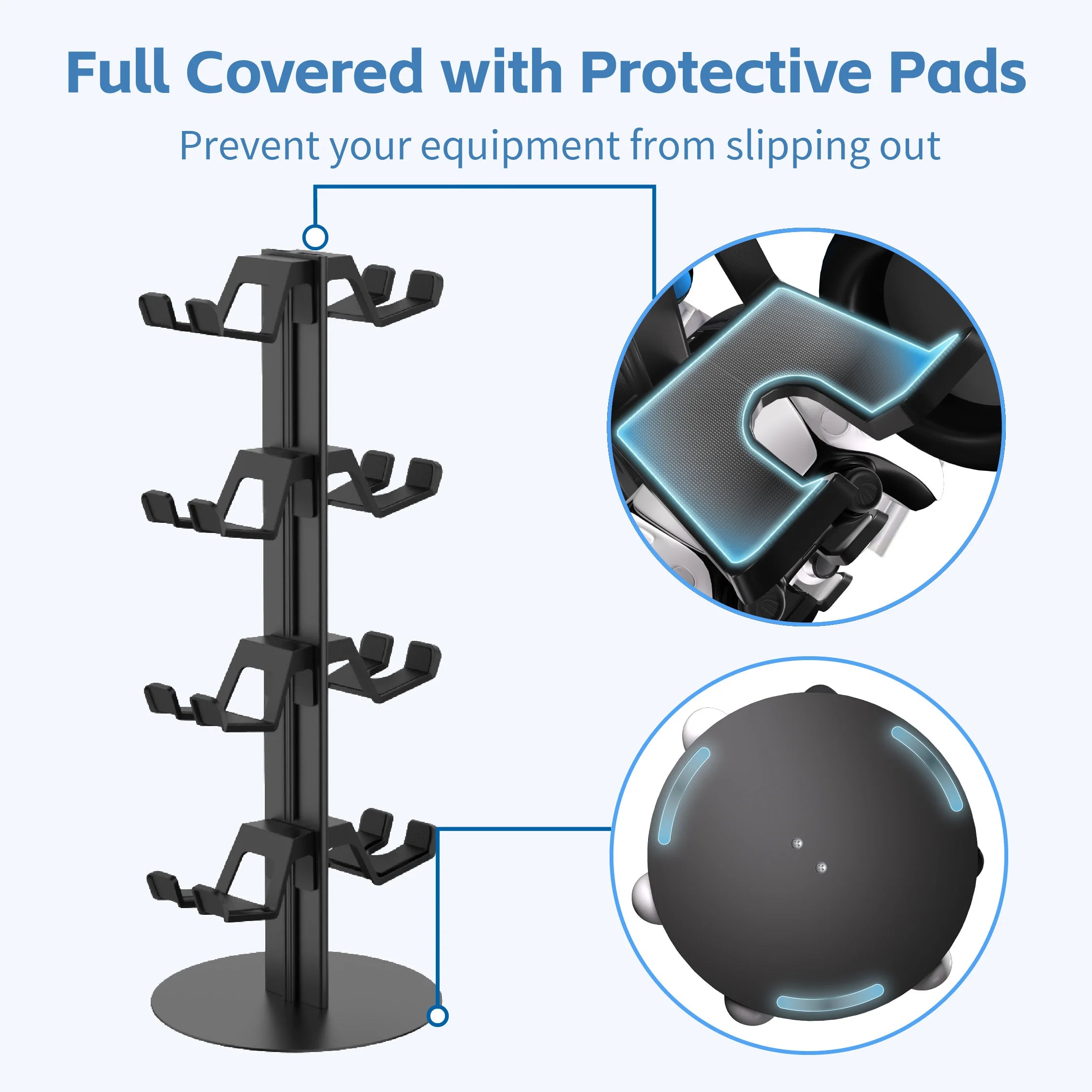 Universal Controller & Headset Halter Aluminium