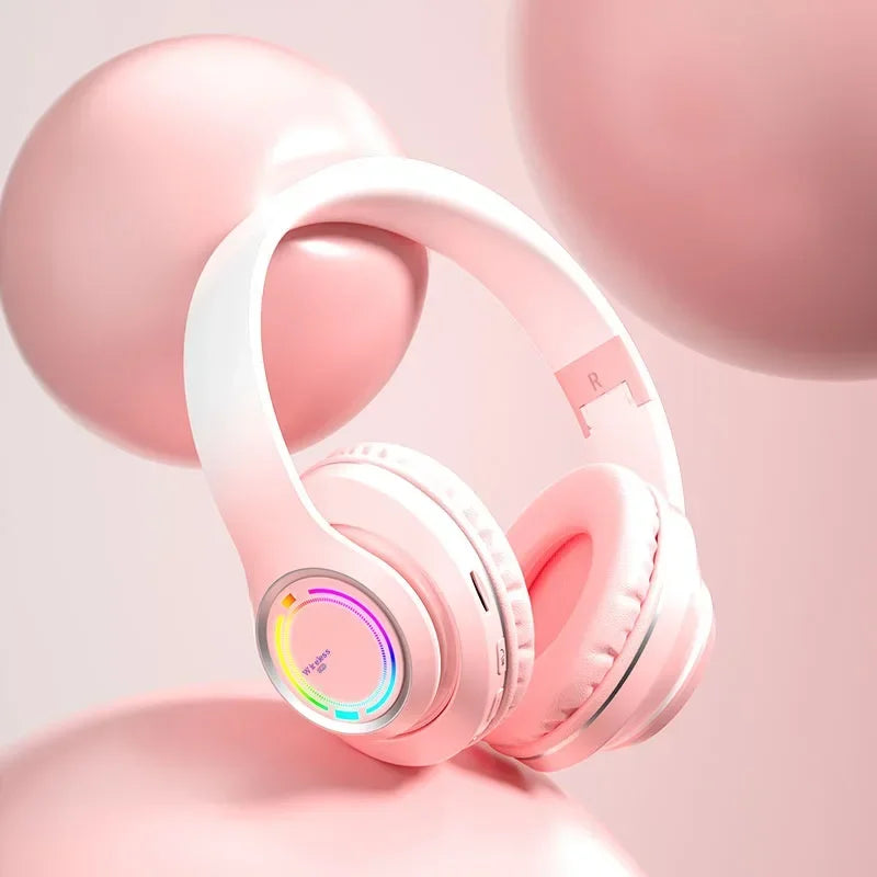 RGB Bluetooth Kabellose Kopfhörer Kinder