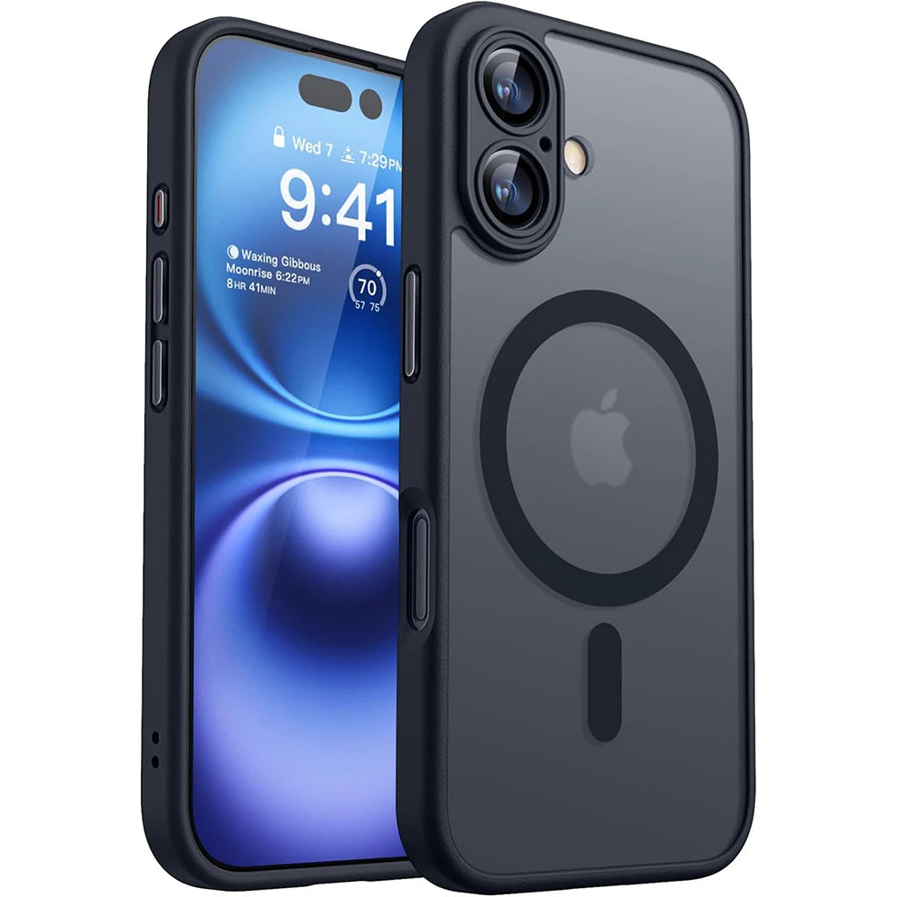 Magnetische Luxus-Hülle iPhone 13-16 Pro Max