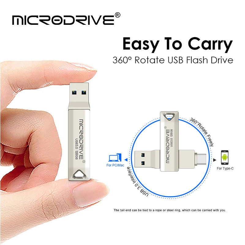 Typ C 3-in-1 USB 3.0 Flashlaufwerk 256GB