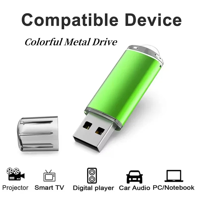 Niedlicher USB 2.0 Mini-Stick 4–64GB mit Logo